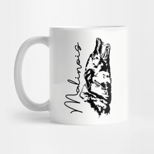 Belgian Malinois dog portrait Mug